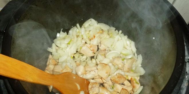 Рецепт гречки с курицей в мультиварке