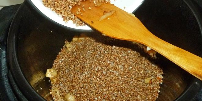 Рецепт гречки с курицей в мультиварке