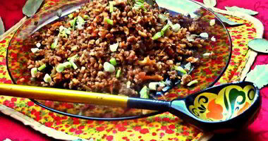 Рецепт Гречки с мясом и корнеплодами