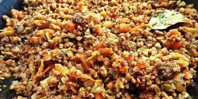 Рецепт гречки с мясом и корнеплодами