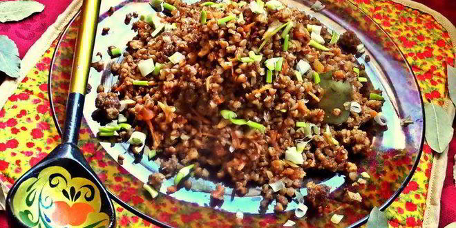 Рецепт гречки с мясом и корнеплодами