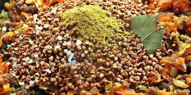 Рецепт гречки с мясом и корнеплодами