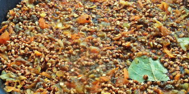 Рецепт гречки с мясом и корнеплодами