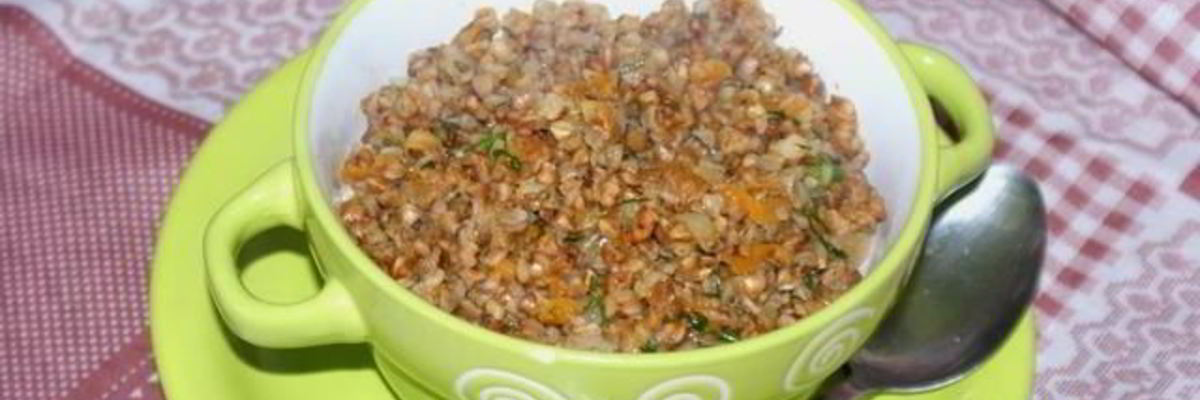 Рецепт Гречки с овощами и чесноком