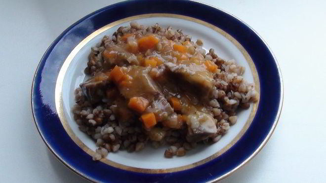 Рецепт Гречки с подливкой