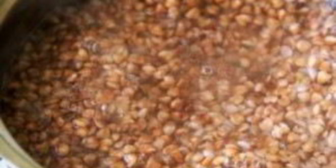 Рецепт гречки со свининой с подливкой