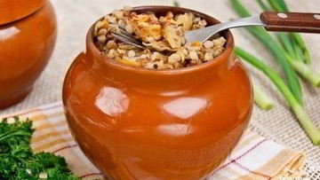 Рецепт Гречки в горшочках