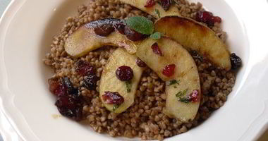 Рецепт Гречневой каши с фруктовой заправкой