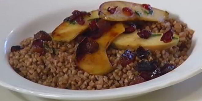 Рецепт гречневой каши с фруктовой заправкой