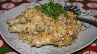 Рецепт Гречневой каши с курицей в мультиварке