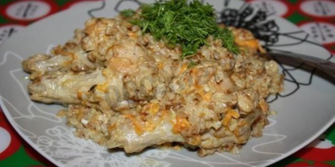 Рецепт Гречневой каши с курицей в мультиварке