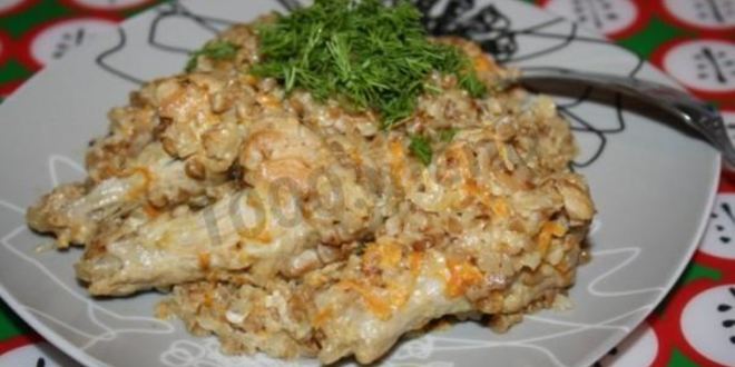 Рецепт гречневой каши с курицей в мультиварке