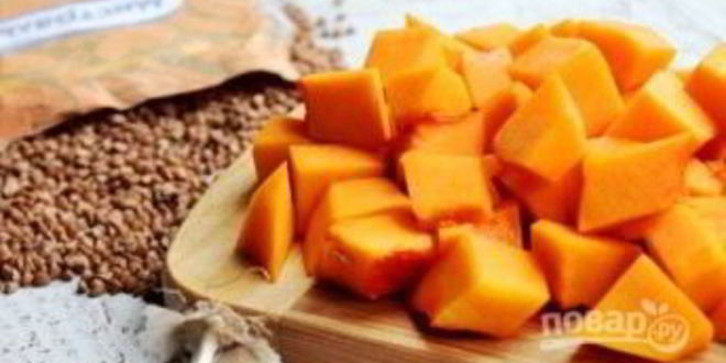 Рецепт гречневой каши с тыквой