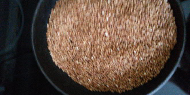 Рецепт Рассыпчатой гречки, сваренной в сковороде