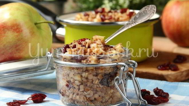 Рецепт сладкой гречневой каши