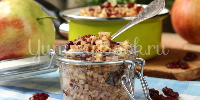 Рецепт сладкой гречневой каши