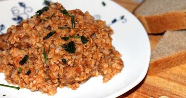 Рецепт Томленой гречки со свининой