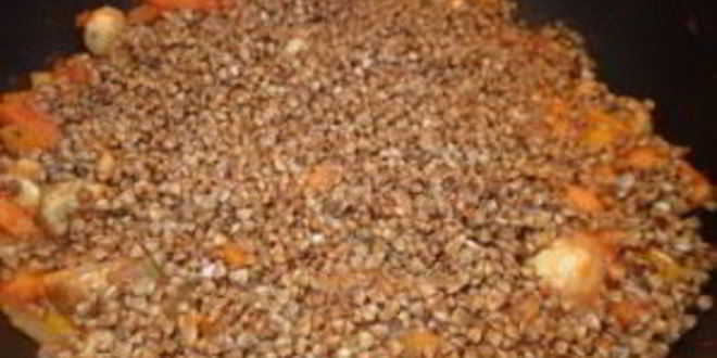 Рецепт жареной гречки