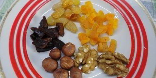 Рецепт каши из киноа с орехами и сухофруктами