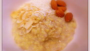 Рецепт Каши на кокосовых сливках