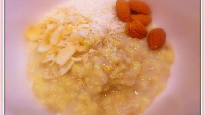 Рецепт каши на кокосовых сливках