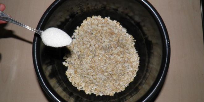 Рецепт каши овсяной в мультиварке на молоке