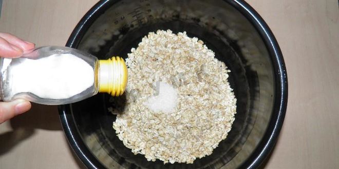 Рецепт каши овсяной в мультиварке на молоке