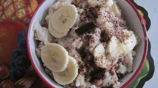 Рецепт Каши рисовой Шоколадно-банановое наслаждение