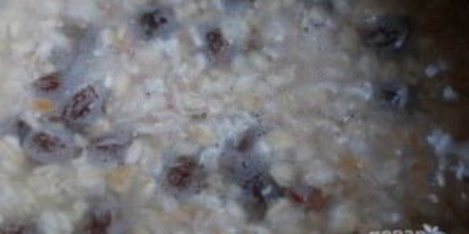 Рецепт каши с сухофруктами