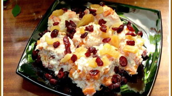 Рецепт каши тыквенной с вялеными фруктами