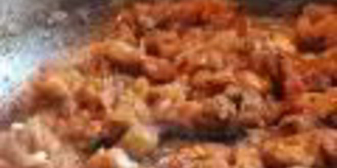 Рецепт гороховой каши с баклажанами