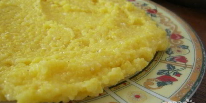 Рецепт Каши из кукурузной крупы на воде