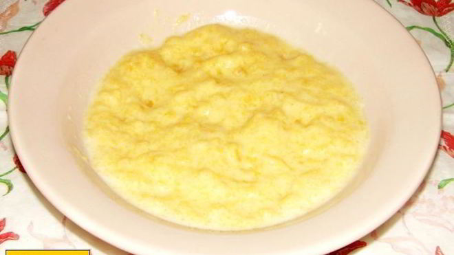 Рецепт каши кукурузной молочной