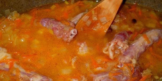 Рецепт каши кукурузной с мясом и овощами