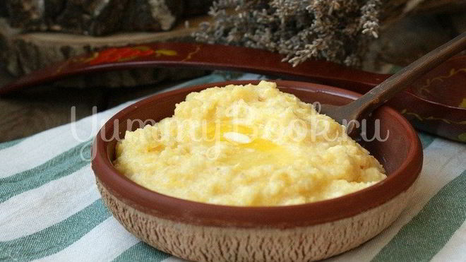 Рецепт кукурузной каши на молоке в мультиварке