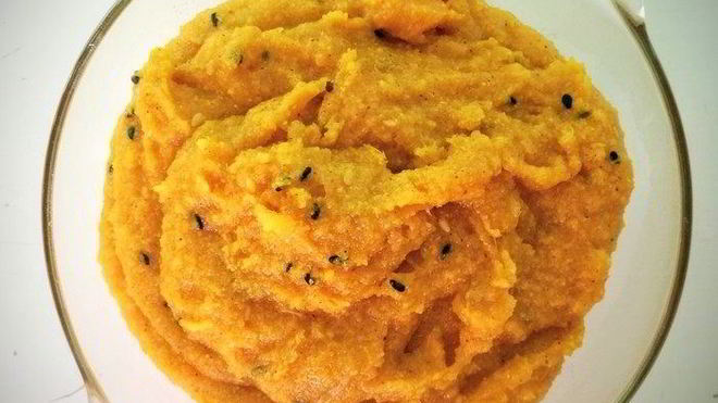 Рецепт кукурузной каши с апельсином и имбирем