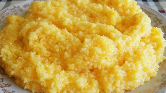 Рецепт кукурузной каши с яблоком