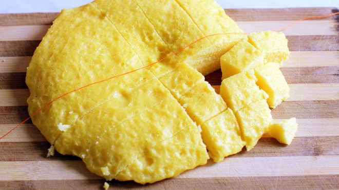 Рецепт мамалыги с сулугуни