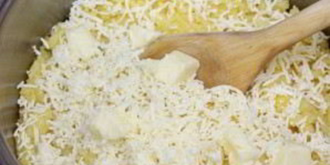 Рецепт мамалыги с сыром