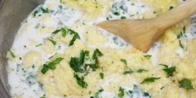 Рецепт мамалыги с сыром