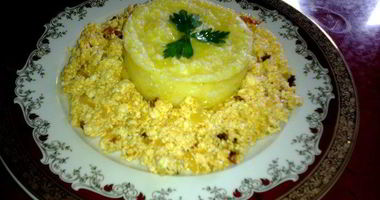 Рецепт Мамалыги с жареным адыгейским сыром