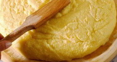 Рецепт Поленты по-итальянски с горгонзолой и чесноком