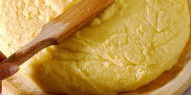 Рецепт Поленты по-итальянски с горгонзолой и чесноком