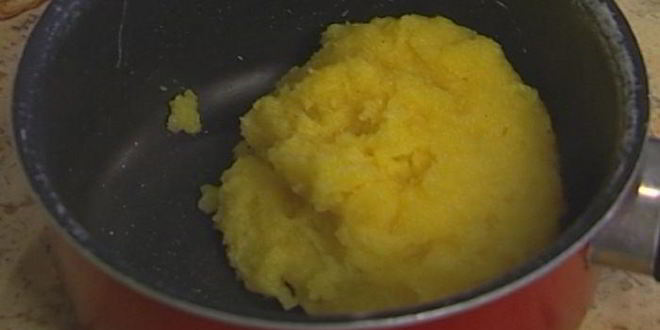 Рецепт поленты с горгонзолой