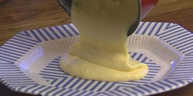 Рецепт поленты с горгонзолой