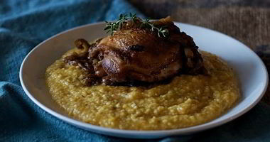 Рецепт Поленты с курицей