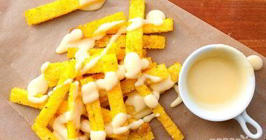 Рецепт Поленты с сырным соусом