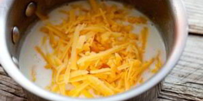 Рецепт поленты с сырным соусом