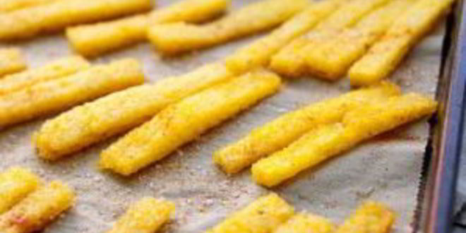 Рецепт поленты с сырным соусом