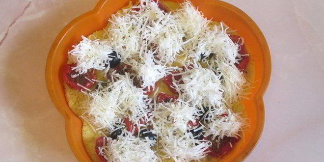 Рецепт поленты с вялеными помидорами